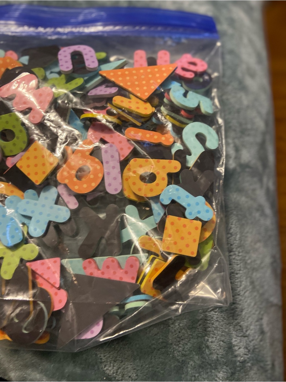 Colorful Foam Letters and Numbers Learning Set - Multicolor - Picture 2 of 4